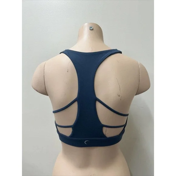 Zyia Active Sports Bra Grey Gray Yoga Athletic Workout Size Small FS Charity - Picture 3 of 9